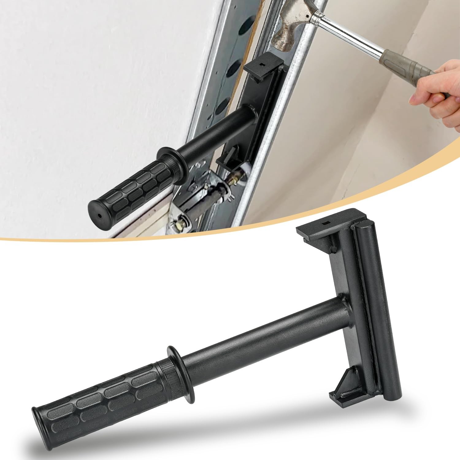 TOPOWN Heavy Duty Garage Door Vertical Track Repair Tool Set for 2-Inch Rolle...