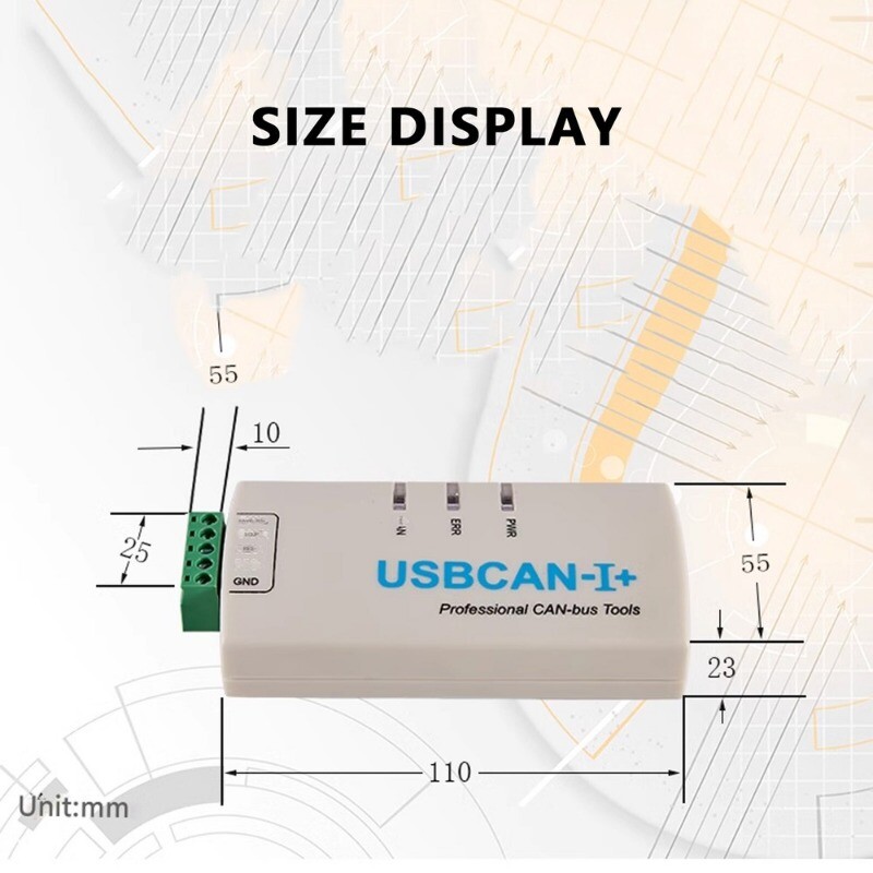 USBCAN-I Single Channel with Isolation Smart Analyzer Professional CAN-BUS Tool