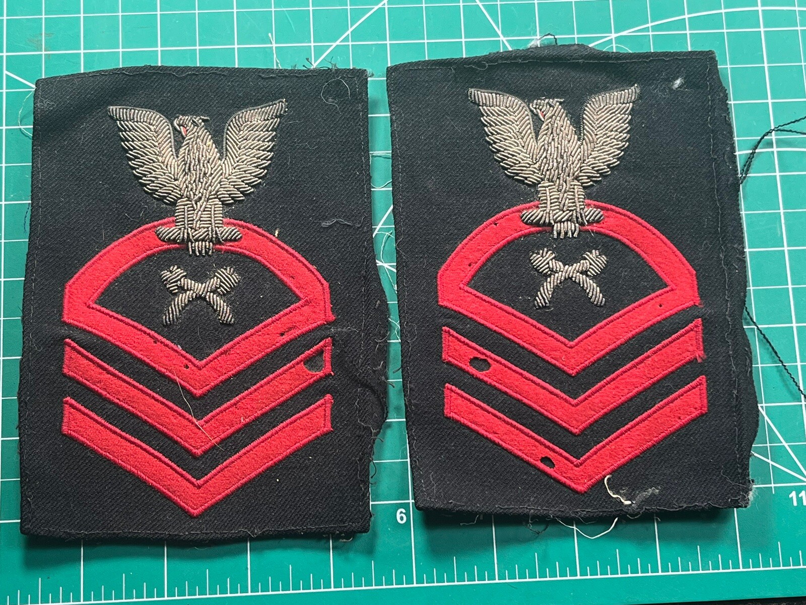 WWII / Post War Navy Rates in Bullion x 2