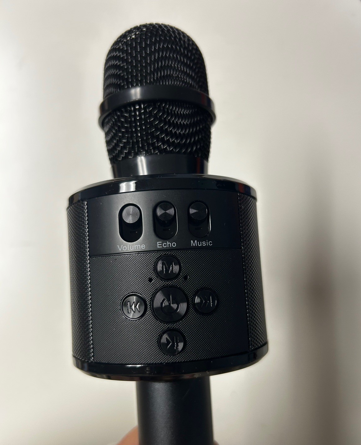Bonaok Wireless Bluetooth Karaoke Microphone Portable Handheld Speaker New