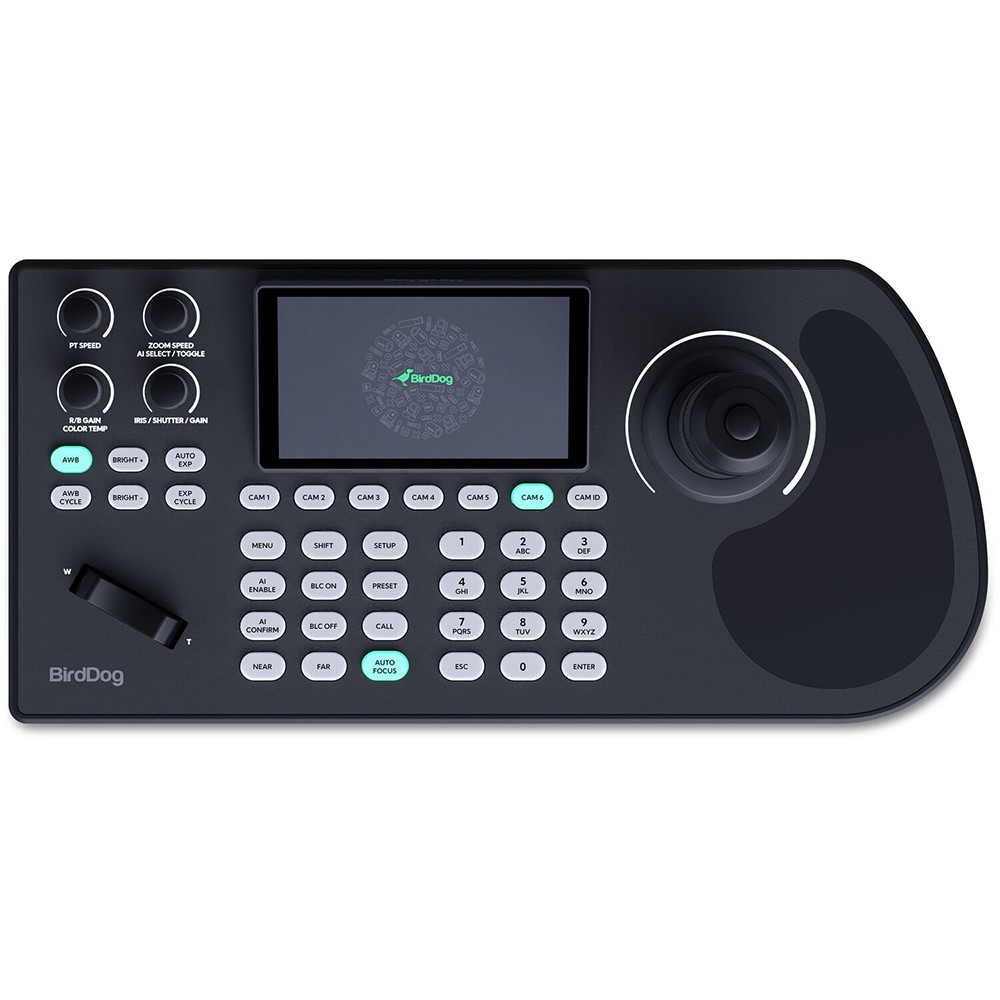 BirdDog KBD PTZ Controller with Integrated Screen