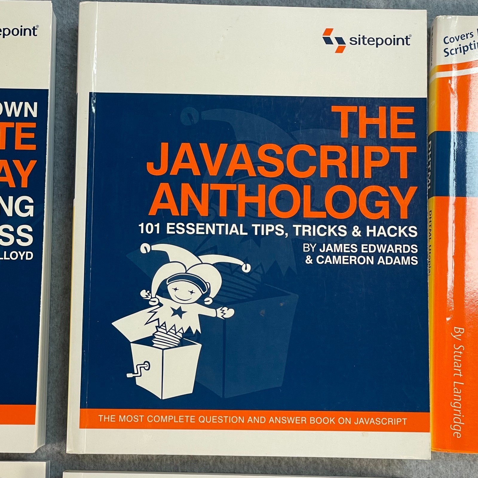 SitePoint Web Design Books Lot 9 PHP5 CSS Anthology HTML JavaScript Vintage Tech