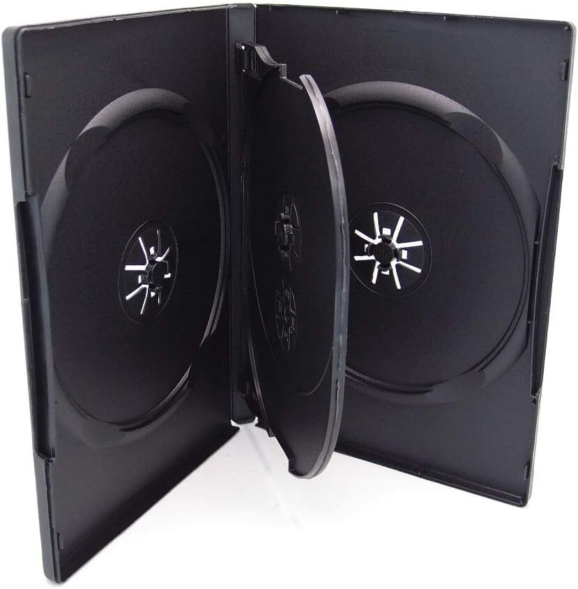 LOTS of Pack STANDARD 4 Disc DVD Cases 14MM (4 DVD)