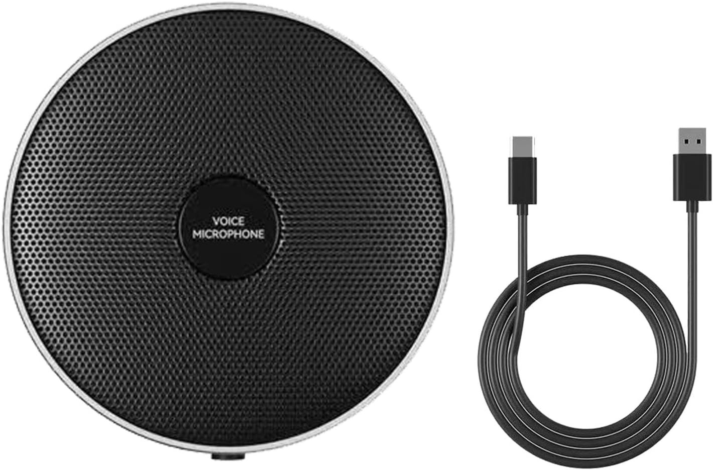 USB Microphone No Speaker,Desktop Computer Mic, Noise-Canceling Technology, Plug