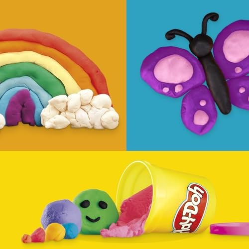 Play-Doh Modeling Compound 24-Pack Case of Colors, 24-Pack, Multicolor