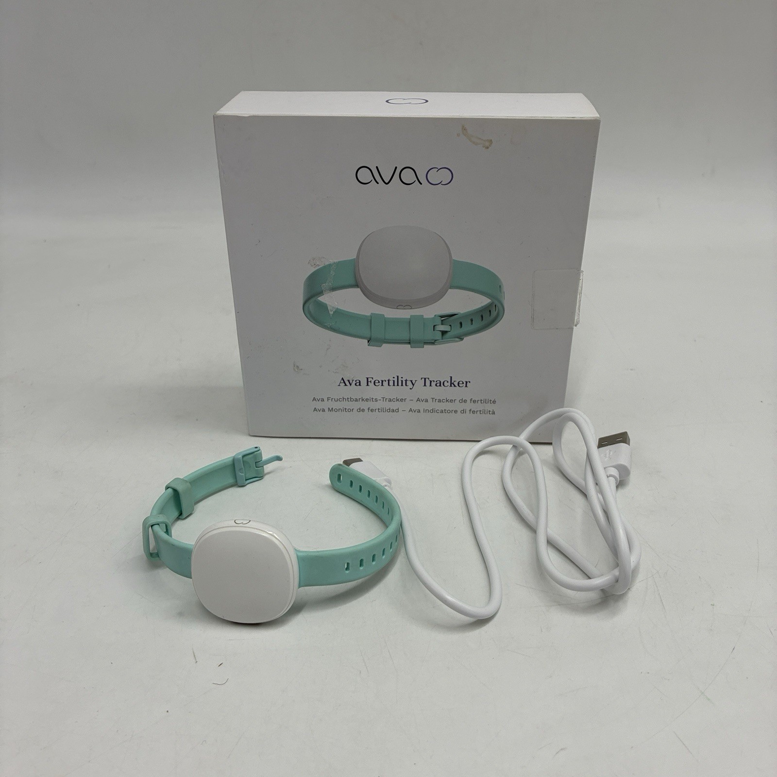 Ava Fertility Tracker Bracelet Model 2 Temperature Heart Rate/Sleep Phases Used