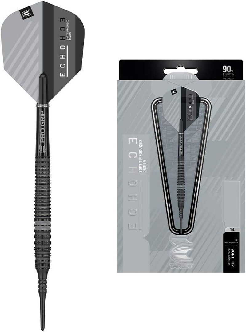 Echo 90% Tungsten Soft Tip Darts Set | Pixel Tip Darts, Professional Darts Acces