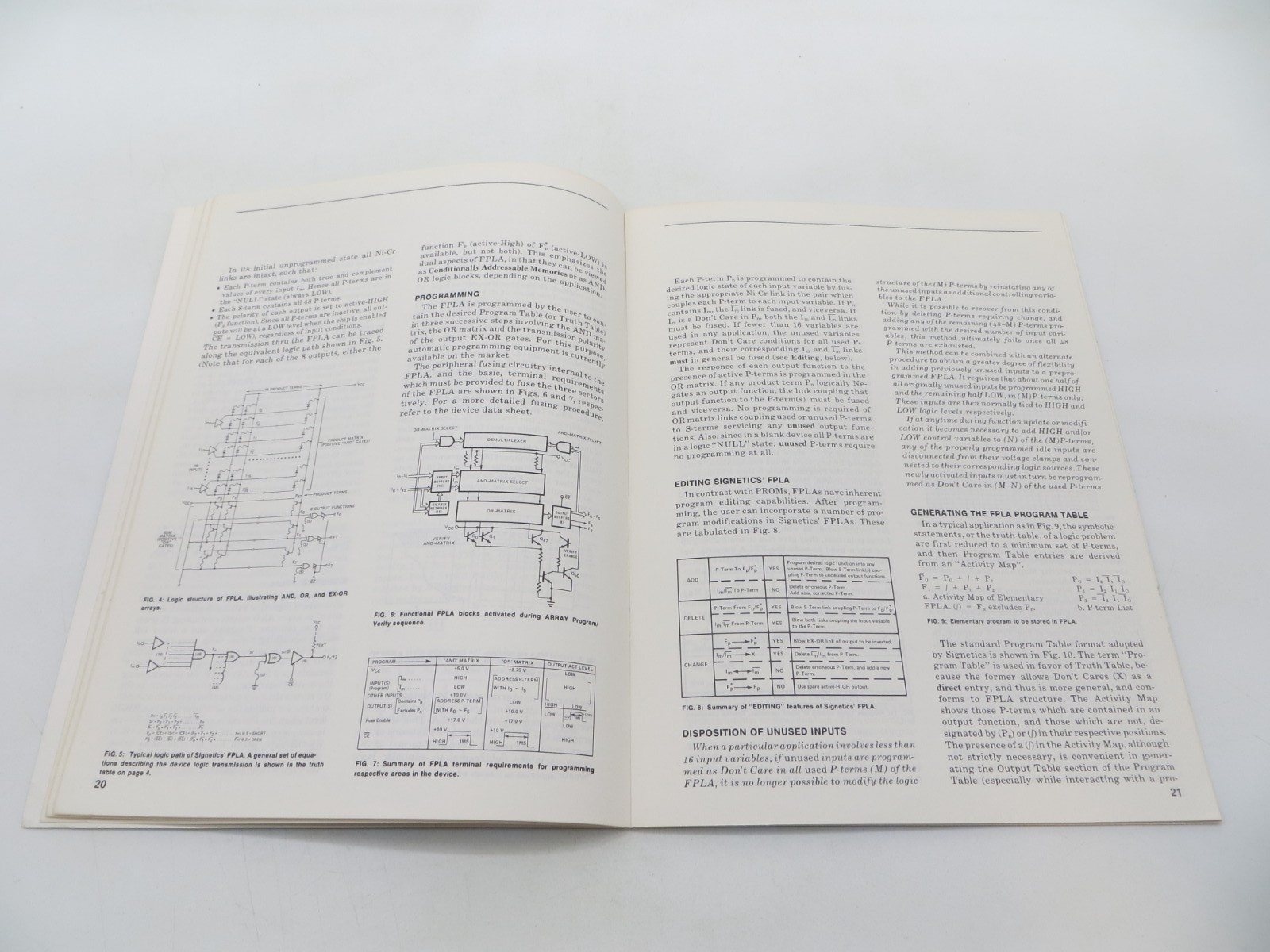 Signetics Field Programmable Logic Arrays 1976 Databook Tech Manual vintage vtg