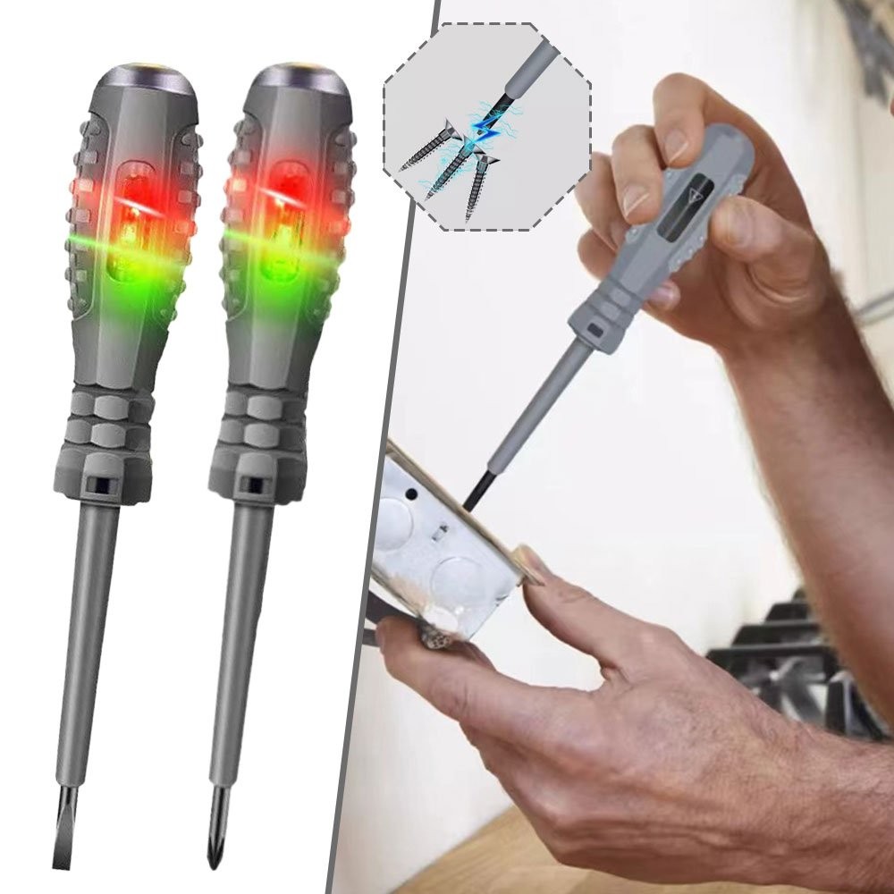 High Torque Electric Pen Test Screwdriver Dual Colored Light Magnetic Bit CW