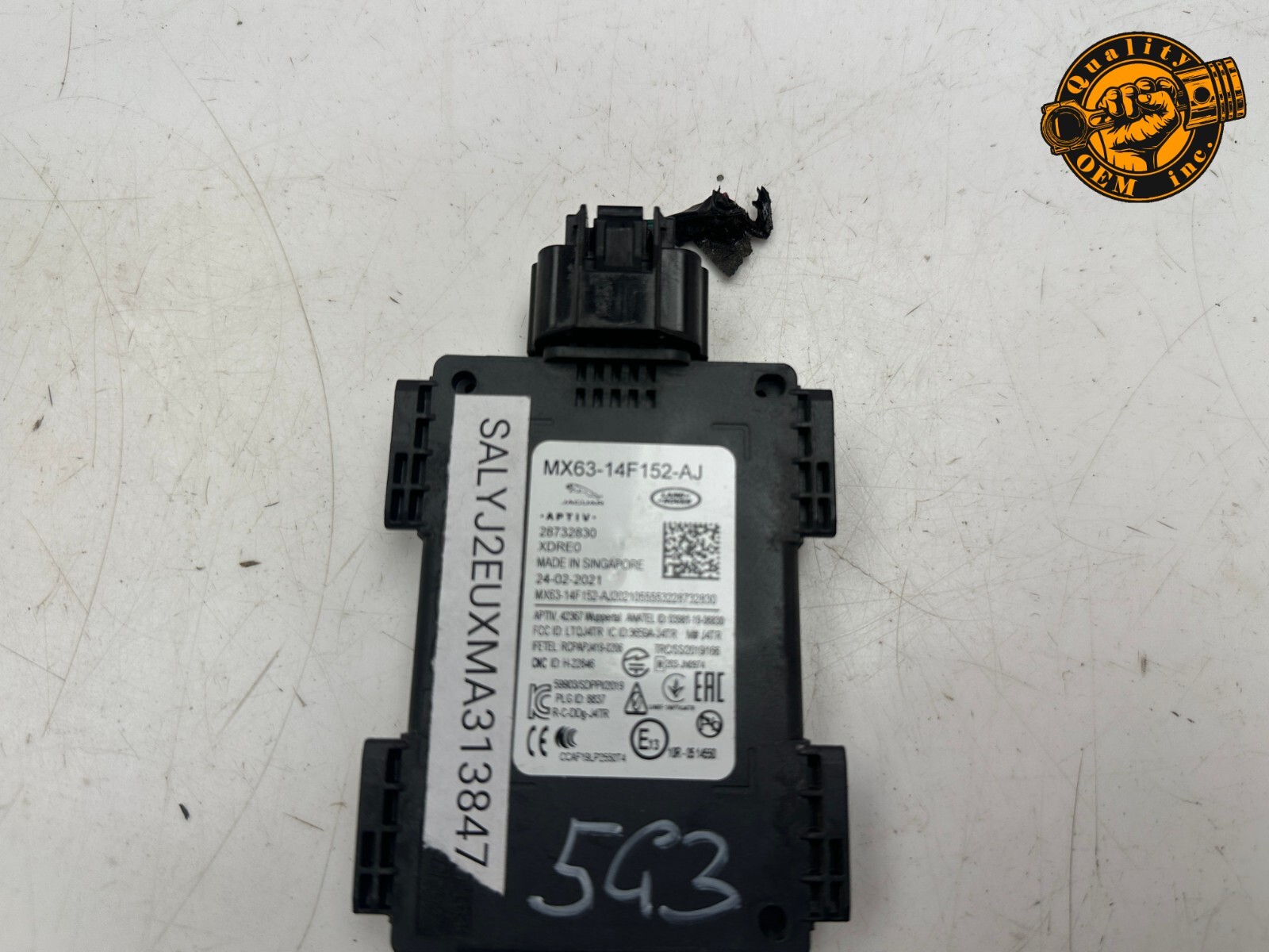 2021-2025 LAND ROVER VELAR JAGUAR F-PACE XF REAR BLIND SPOT RADAR SENSOR OEM