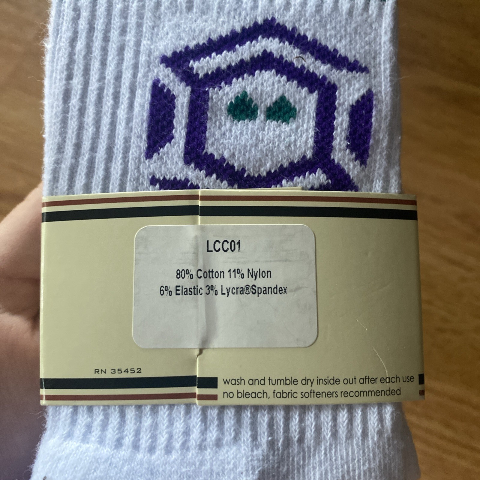 TCK Performance Athletic Socks Baseball Soccer purple design