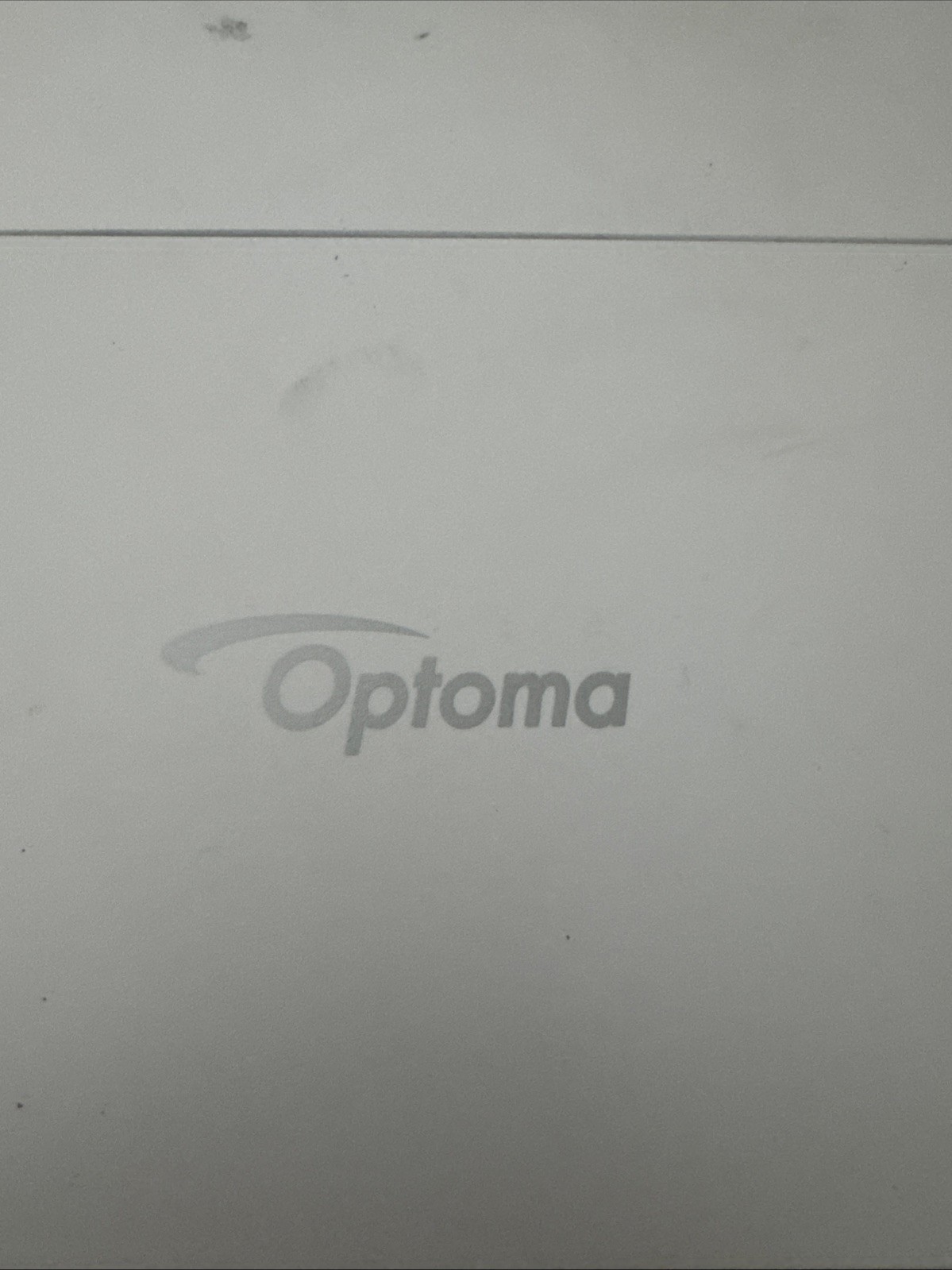 Optima Short Throw Projector, For parts, Powers on, Likely Bad Lens Issue