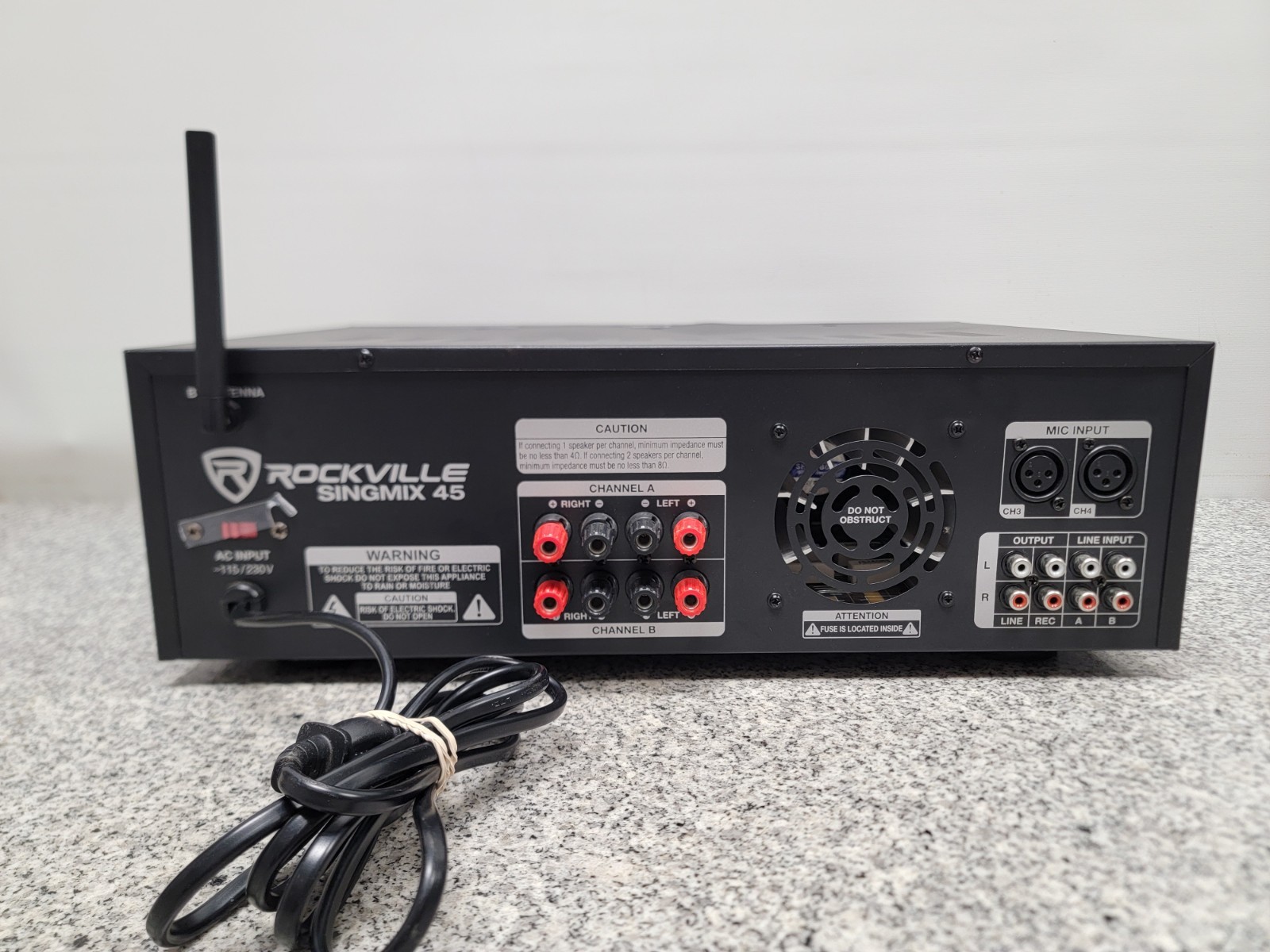 Rockville SingMix 45, Powered Mixer Amplifier