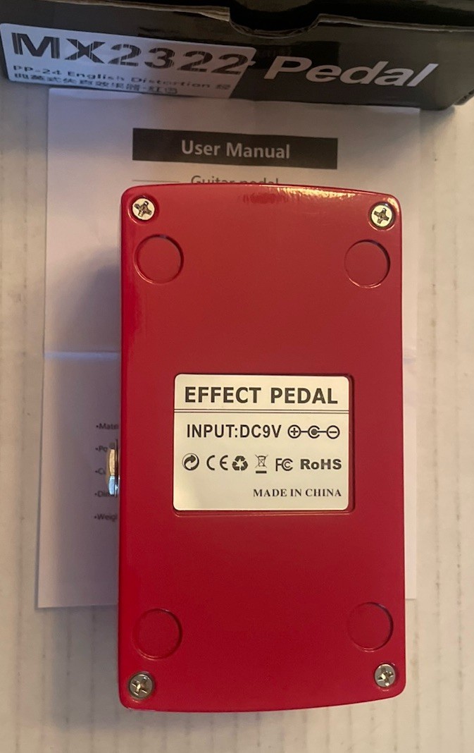 Distortion Effect Pedal