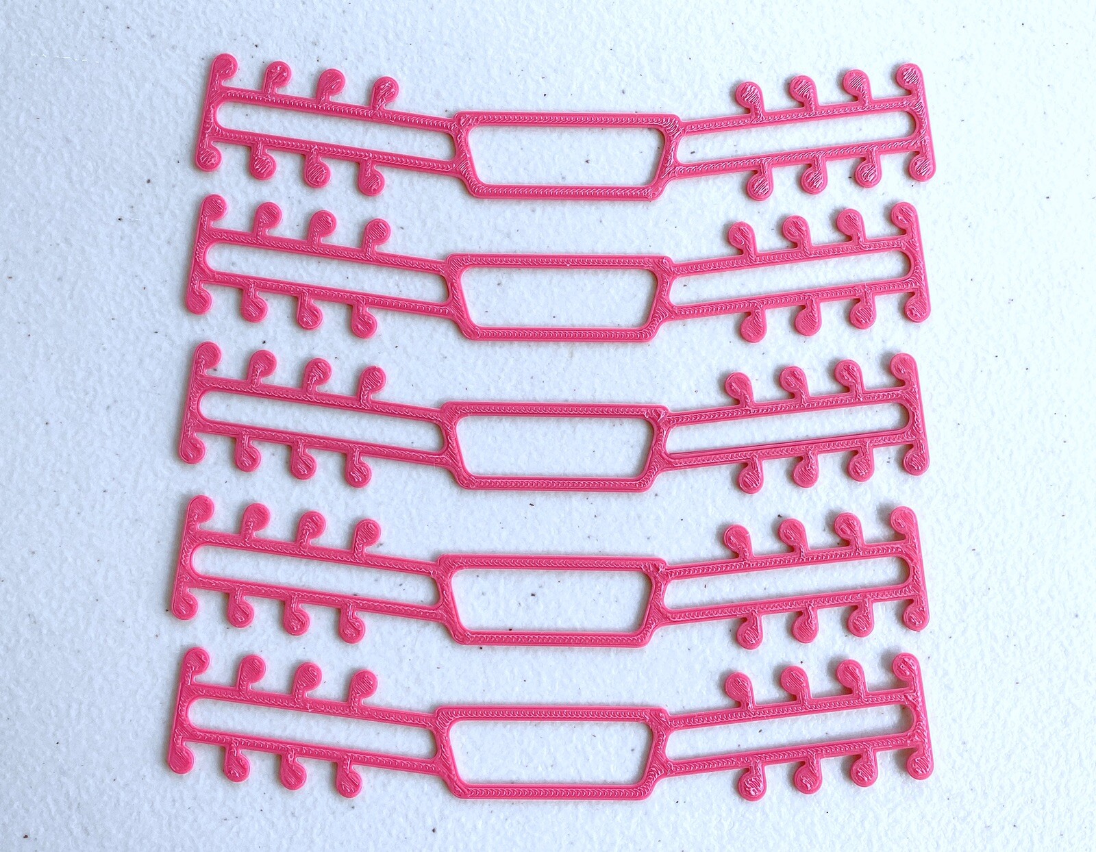 Face Mask Ear Saver Strap for Ear Protection. PINK - 5 Pack