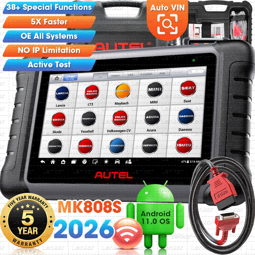 2026 Autel MaxiCOM MK808S MK808Z Bidirectional Diagnostic Scanner as MK808BT PRO