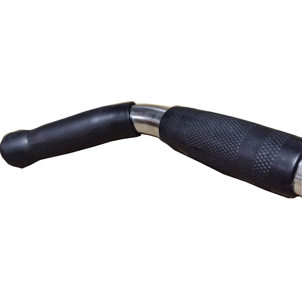 Lat Cable Machine Attachment Curl Pulldown Barbell Revolving Bar, Multi...