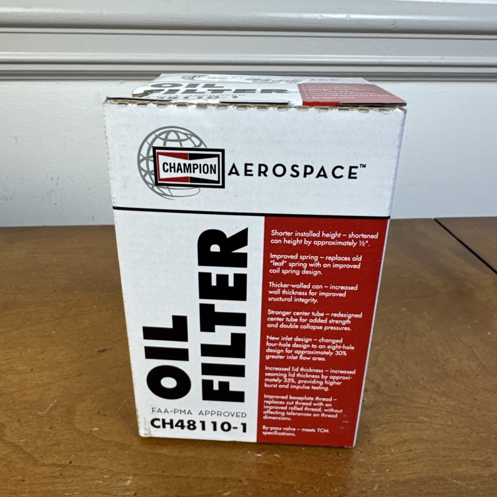 BRAND NEW CHAMPION AIRCRAFT OIL FILTER p/n CH48110-1 w/ FAA-PMA 8130 Certs