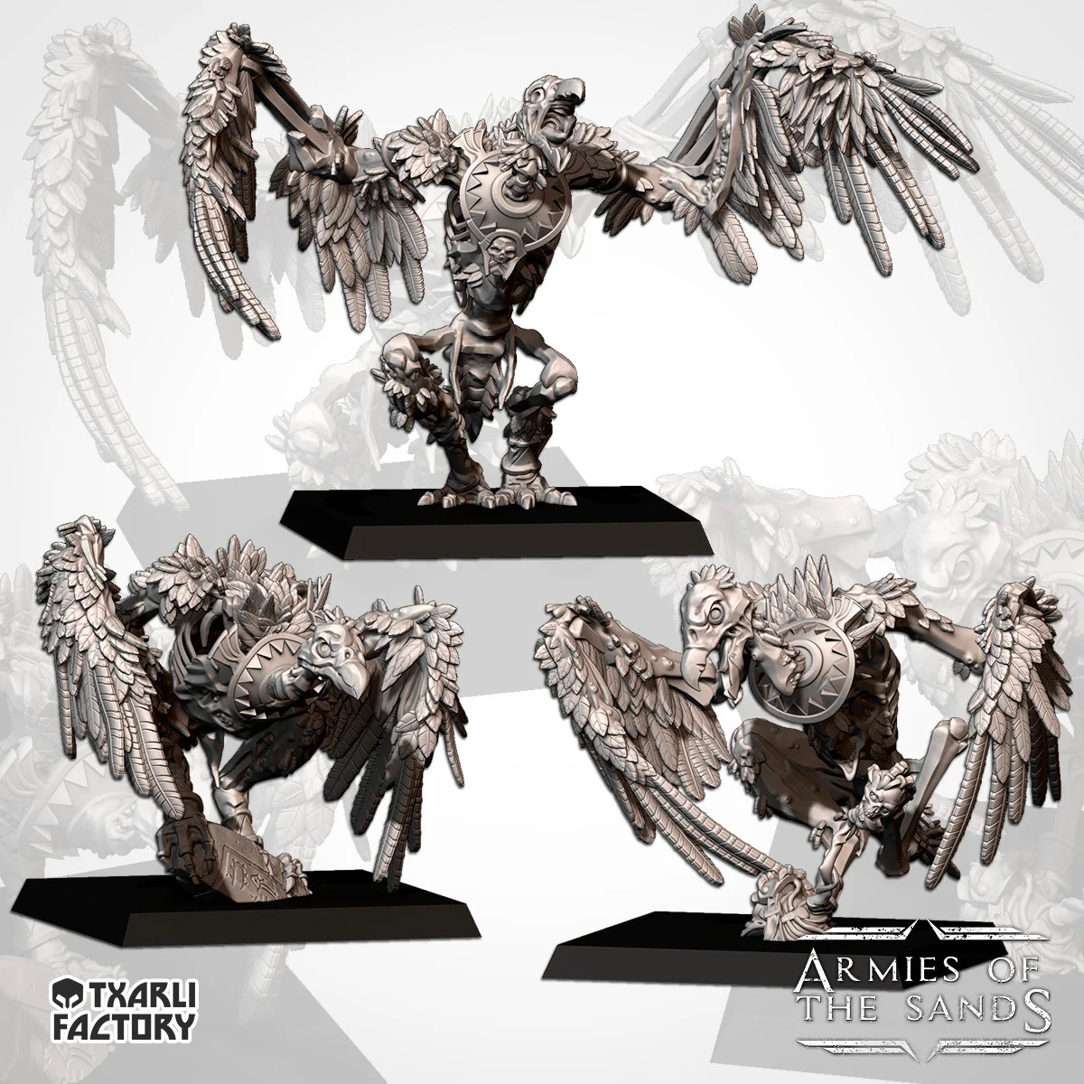 Undead Vultures - Resin Tabletop Miniature