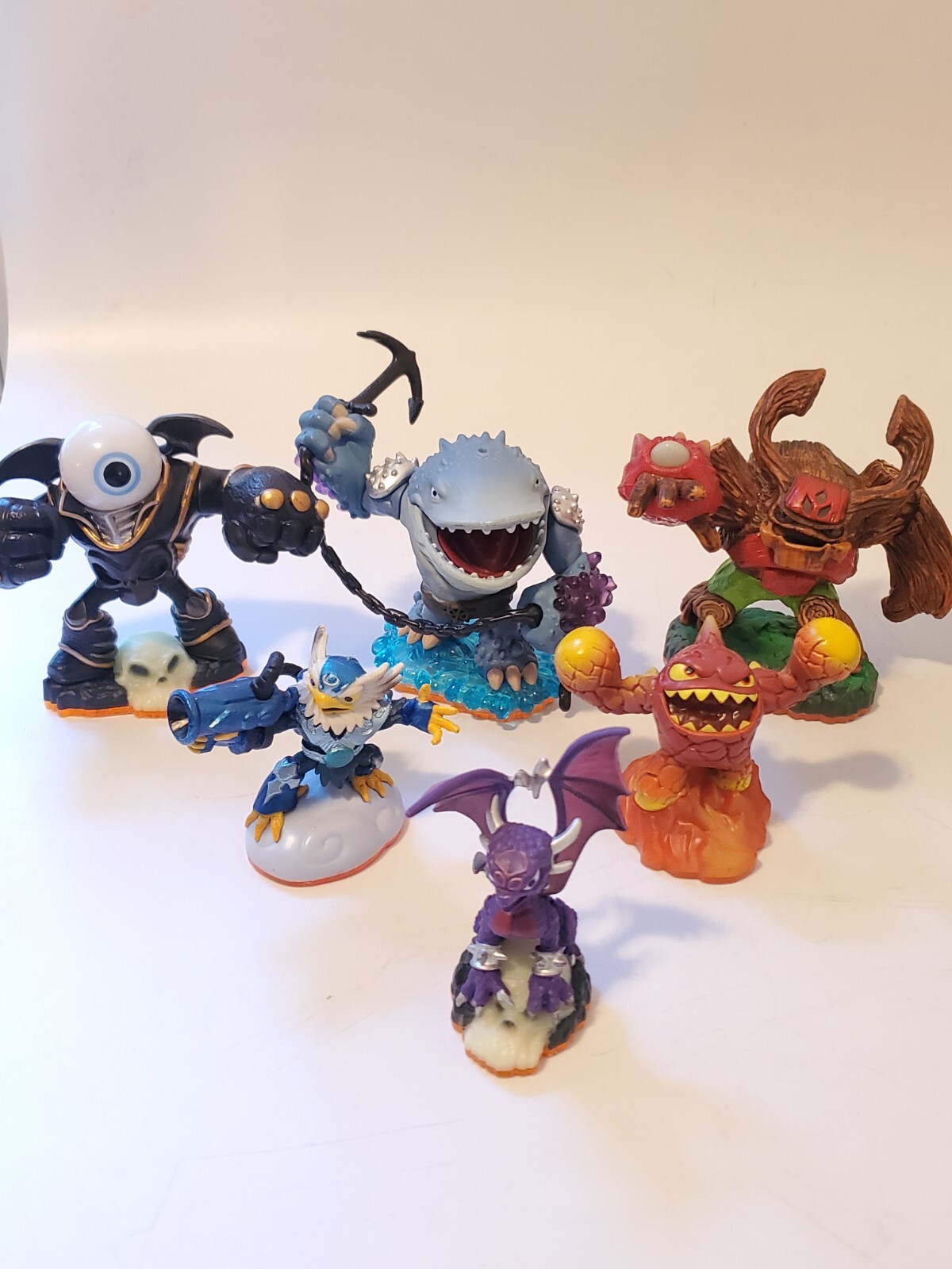 Lot Of 6 Skylanders Activision 2012 Figures ~ Clean & Smoke Free