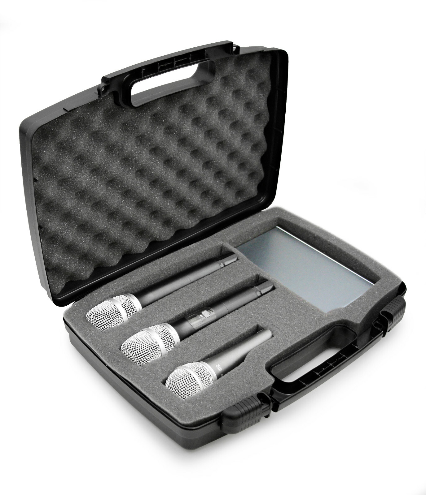 CASEMATIX 17" Travel Case for Sennheiser, Shure or Audio-Technica Microphones