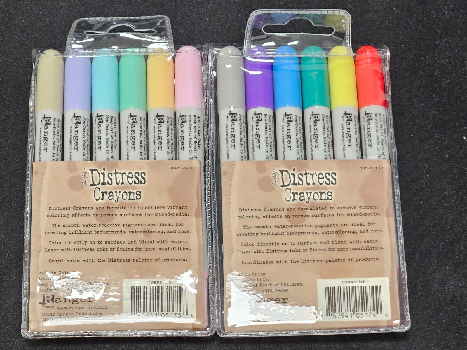 Tim Holtz Distress Crayon Set Set #4 and #5