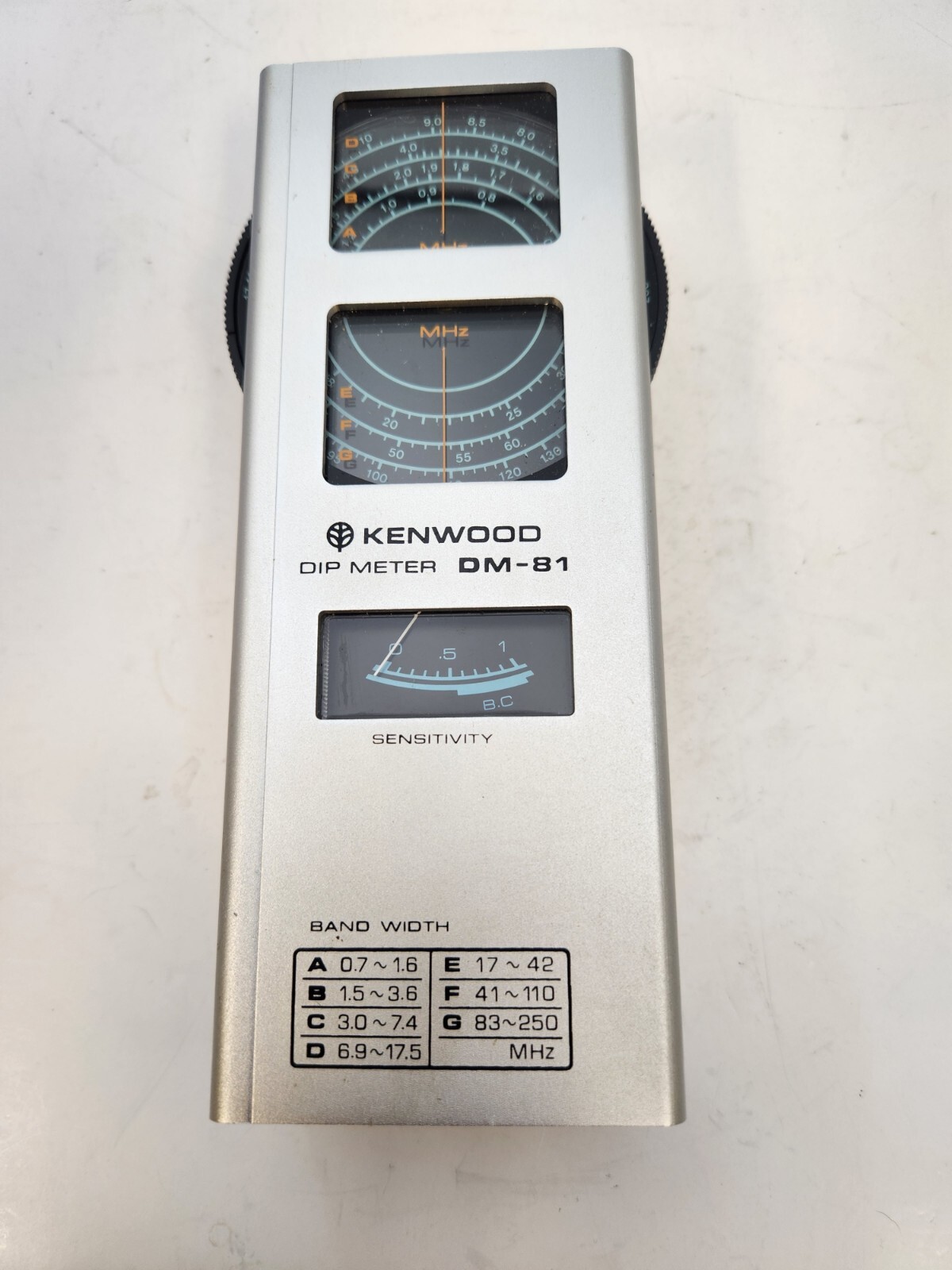 Kenwood DM-81 Dip Meter, MANUAL, BOX, 7 COILS