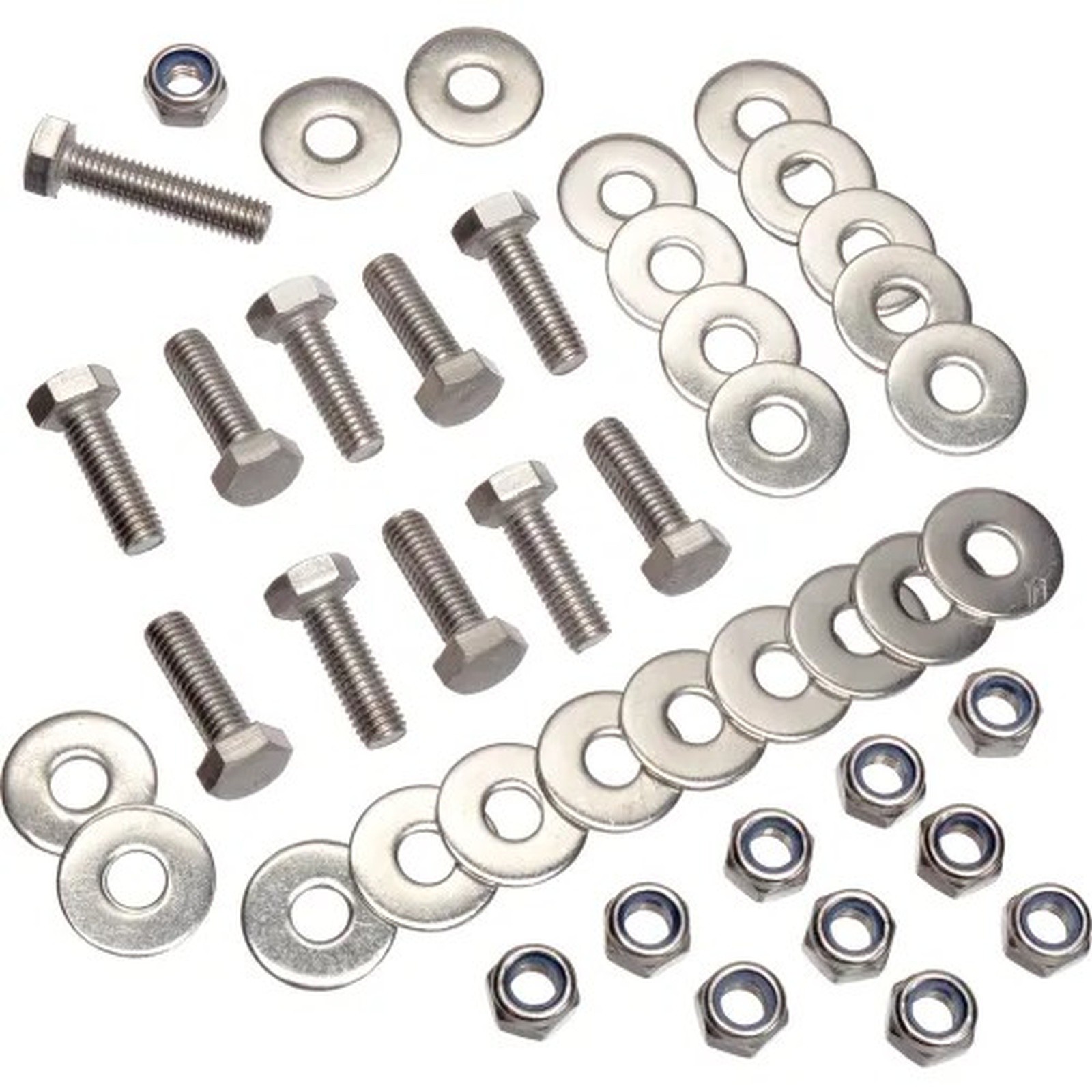 Replacement Hardware for Base & 72" & 96" Steel Bench w/ Back Rest