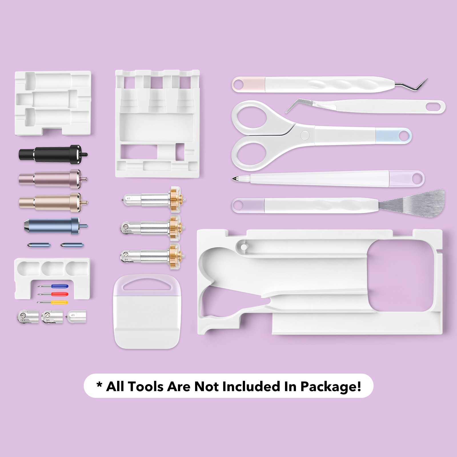 4Pcs/set Tool Storage Insert Compatible with Cricut Maker 3 & Maker