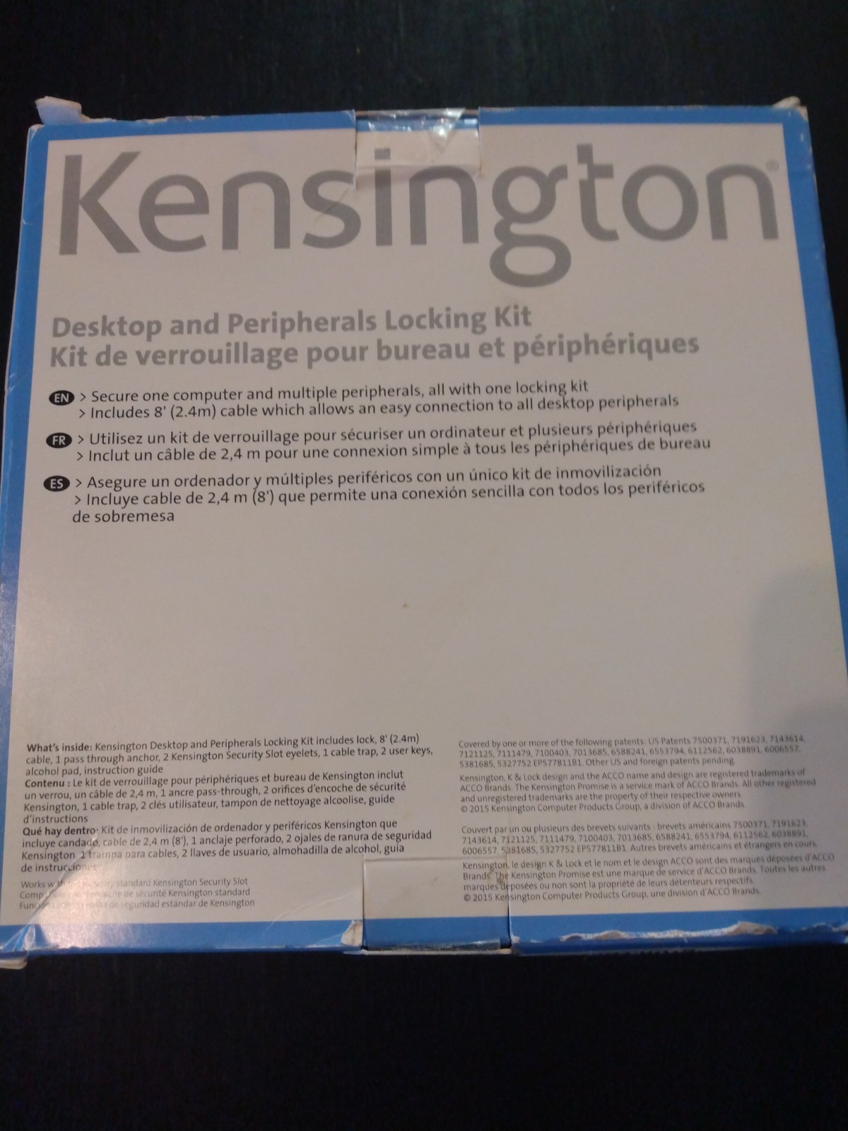 Kensington Desktop and Peripherals Locking Kit - K64615US