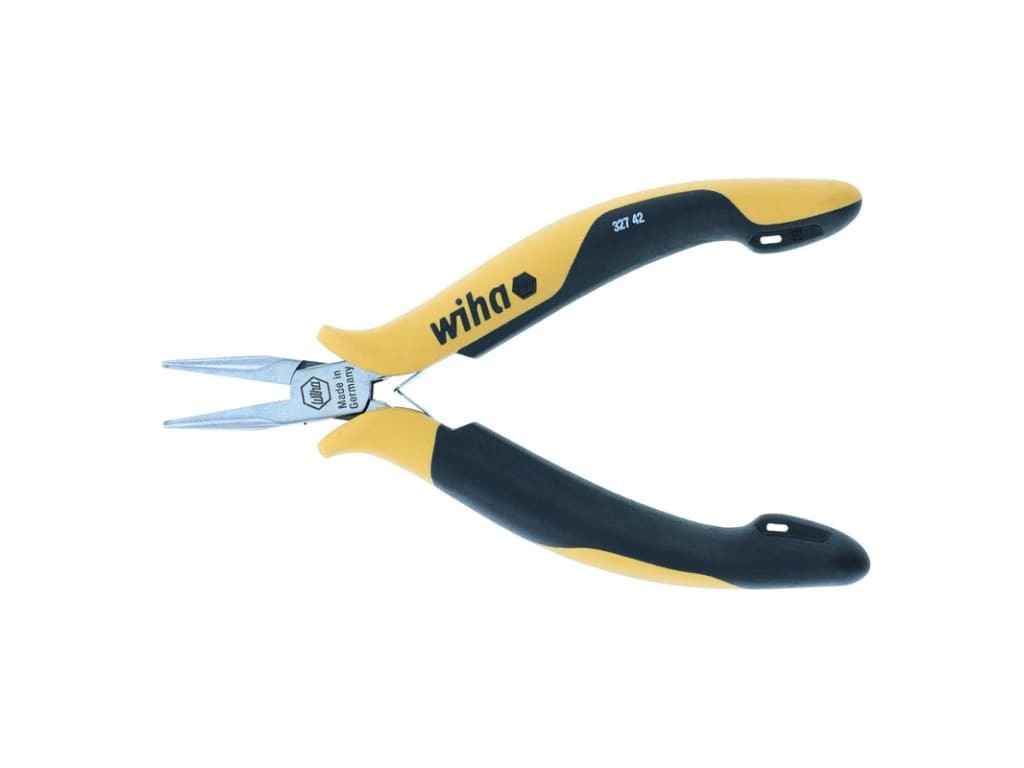 Wiha 32742 - ESD Safe Precision Short Snipe (Chain) Nose Pliers