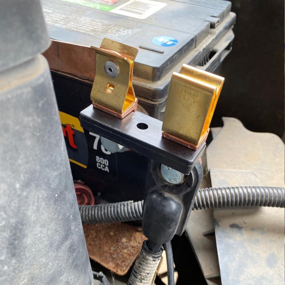 Ampper Side Post Battery Disconnect Switch 12V 24V, Post, Knife Blade