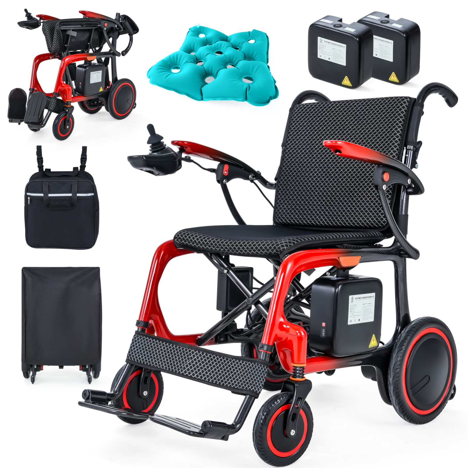 Electric Power Chair for Adults&Seniors – 30 Lb Lightweight Electric Wheelchair