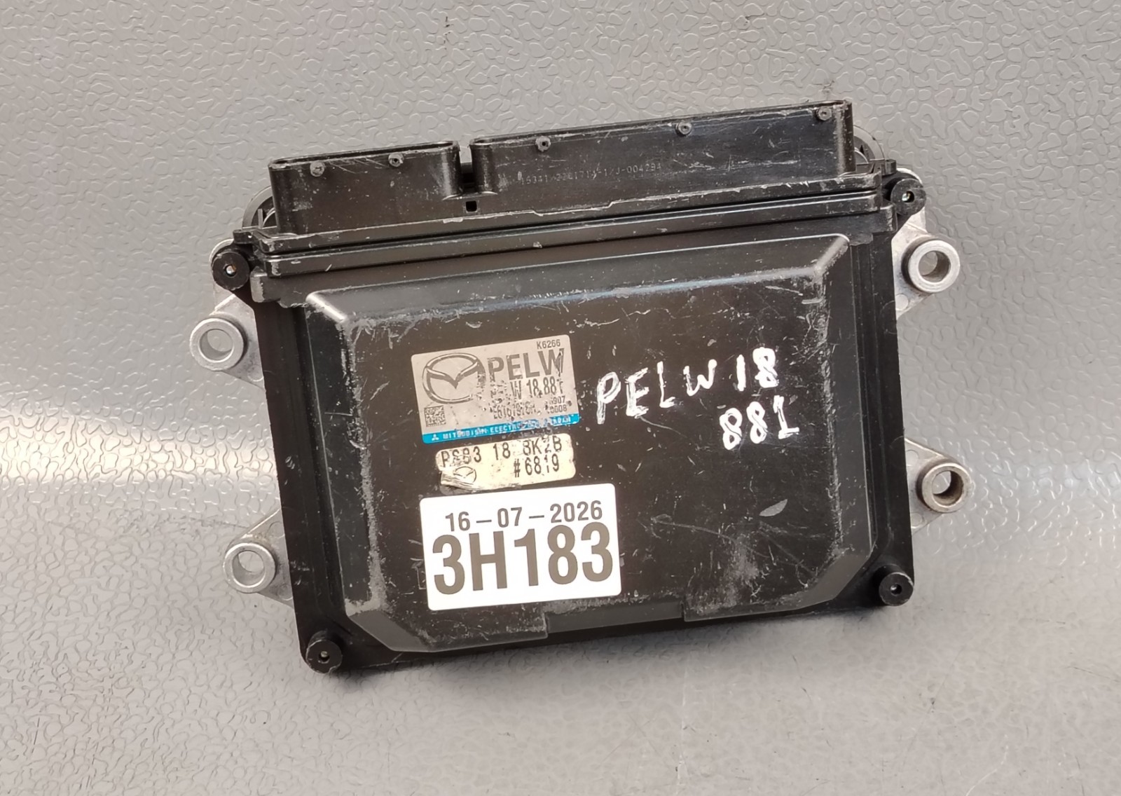 MAZDA ENGINE COMPUTER MODULE ECU ECM PELW-18-881 2.5L KE 6AT 4WD CX-5 2016