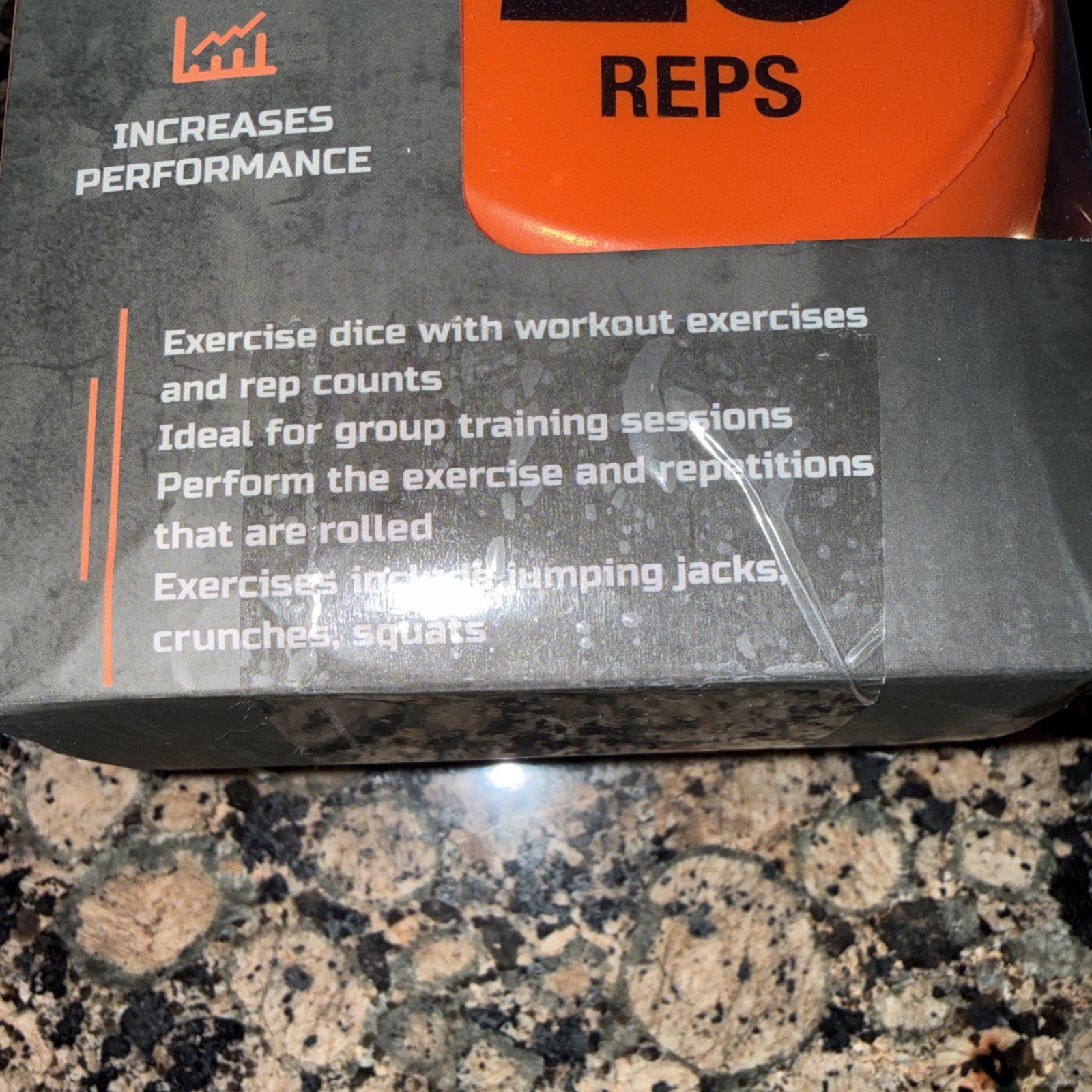 Exercise Dice - Workout Dice Game for Cardio, HIIT Training and Exercise Classes