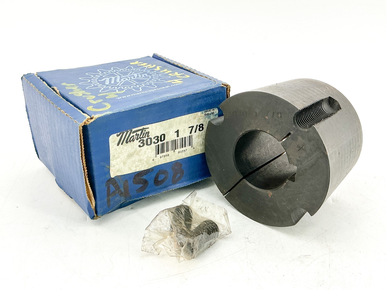 New Martin 3030 1-7/8 Taper Bore Bushing 1-7/8" Bore
