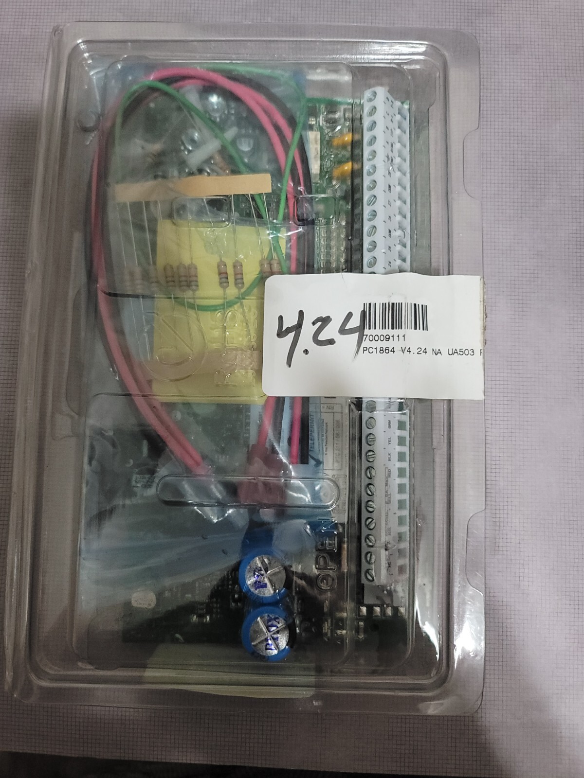 DSC PC1864 Power Series 8-64 Zone Alarm Motherboard PC1864PCB V4.24 PCB / LATAM