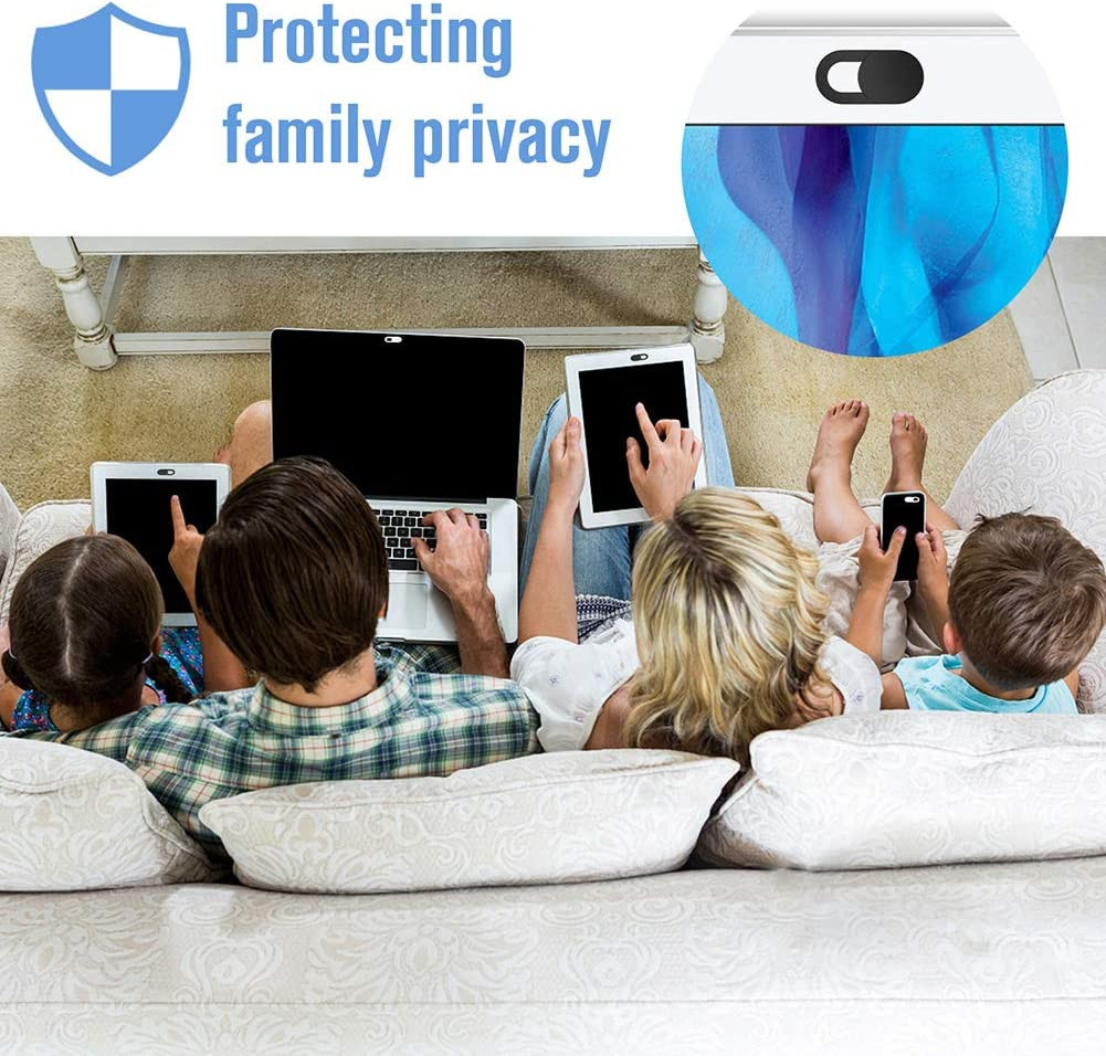 Webcam Cover Slide, Ultra Thin Camera Blocker for for Laptop, Pc, Computer