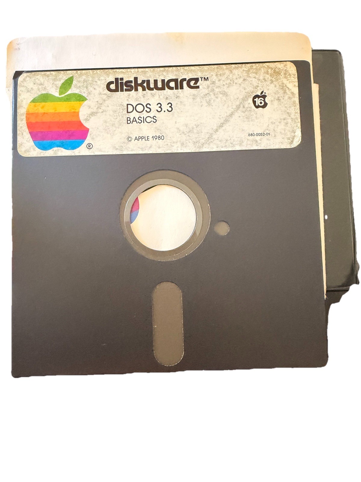 Vintage Apple DOS 3.3 Diskware Set – System Master + BASICs – w/ Sleeves