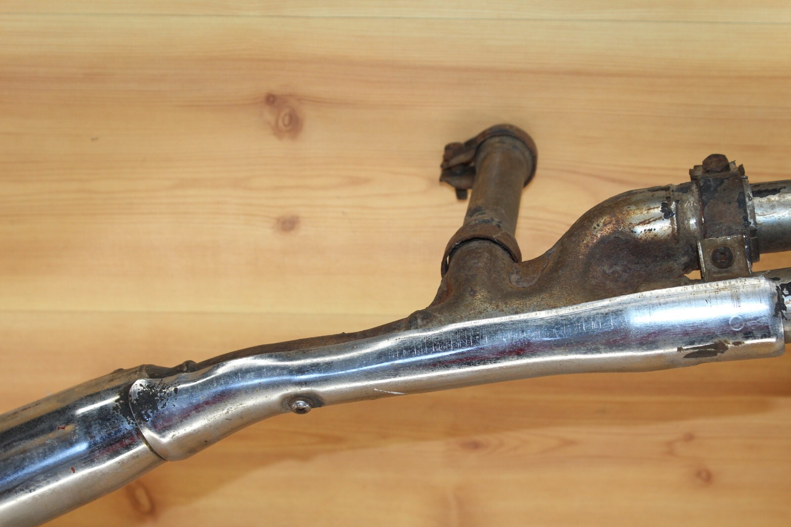 1980-1983 Kawasaki KZ750 KZ 750 LTD Left Muffler Exhaust Header Pipe 18001-1256