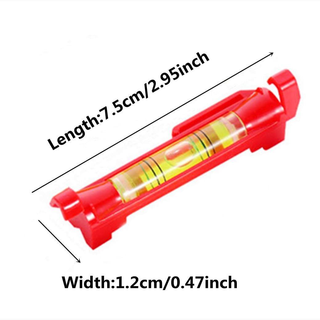 6x Hanging Bubble Line Level Small Horizontal String Bubble Spirit Levels Mea...