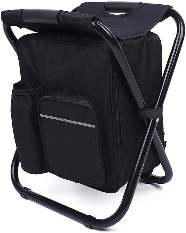 Mudder Outdoor Camping Chair with Cooler Bag, Folding Backpack Chair with Ins...