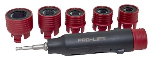 7-Piece Automotive Wheel Stud Cleaner Tool Set for Removing Rust and Debris,