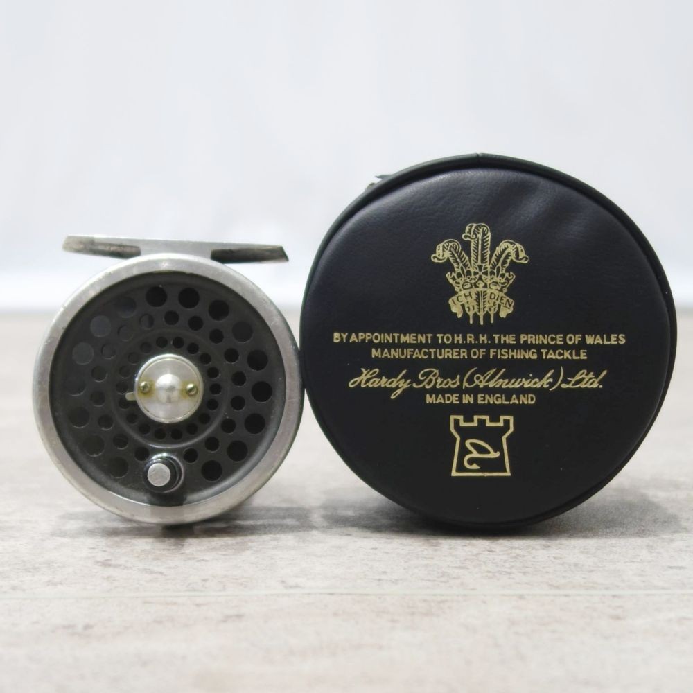 HARDY Marquis #4 Bros Fly Reel Vintage UK Made with Case Good