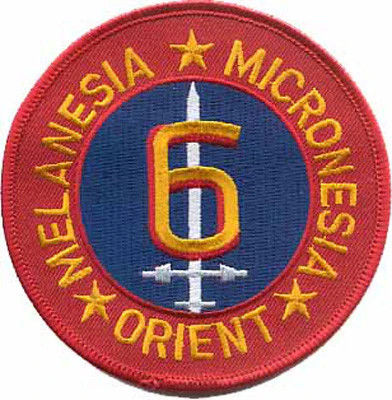 Officially Licensed USMC 6th MARDIV Patch