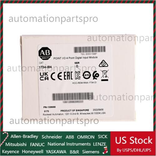 NEW Allen Bradley 1734-IB4 Point I/O 4 Point Digital Input Module US Free Tax
