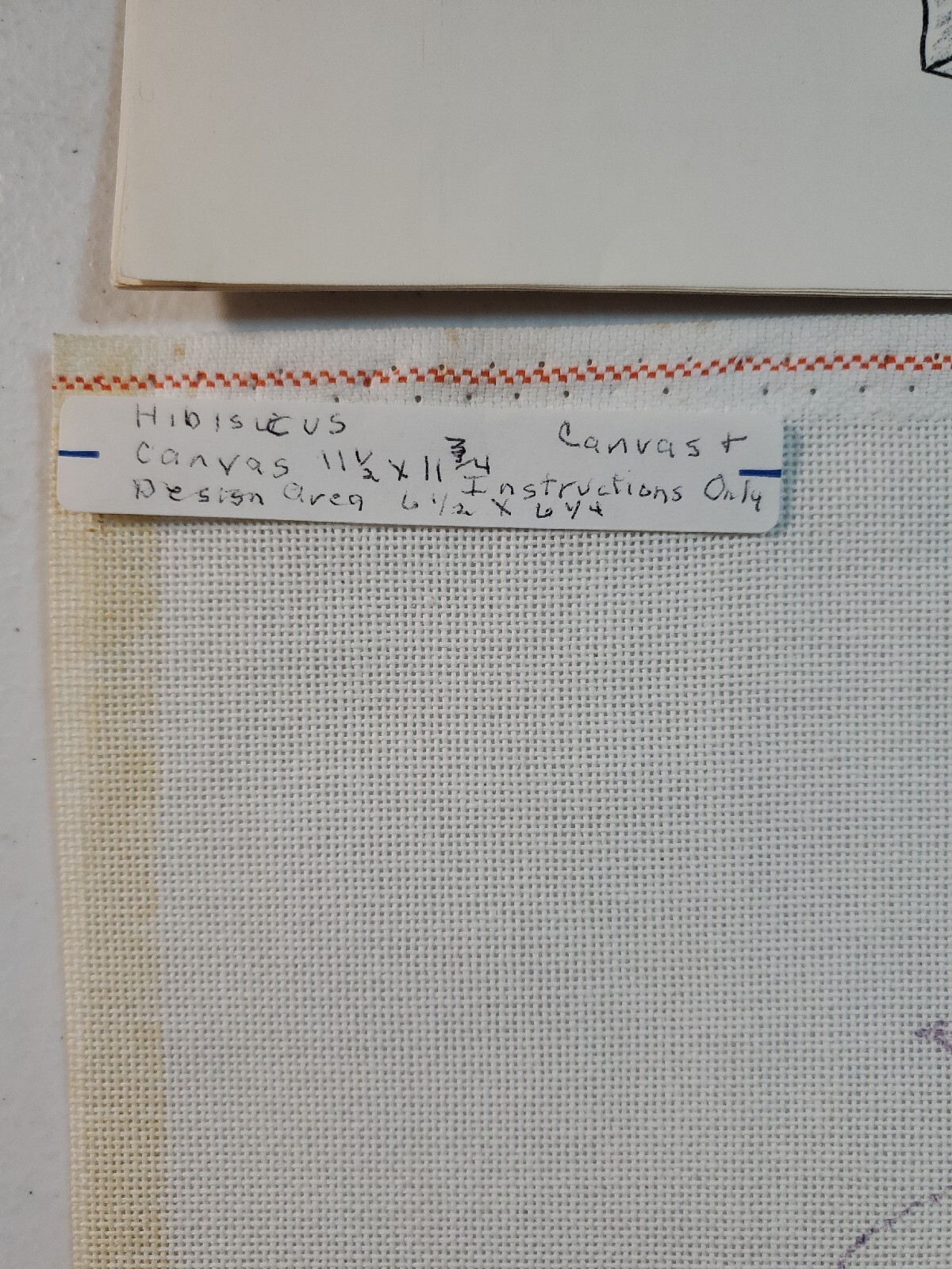 Hibiscus Needlepoint Pattern And Instructions No Thread
