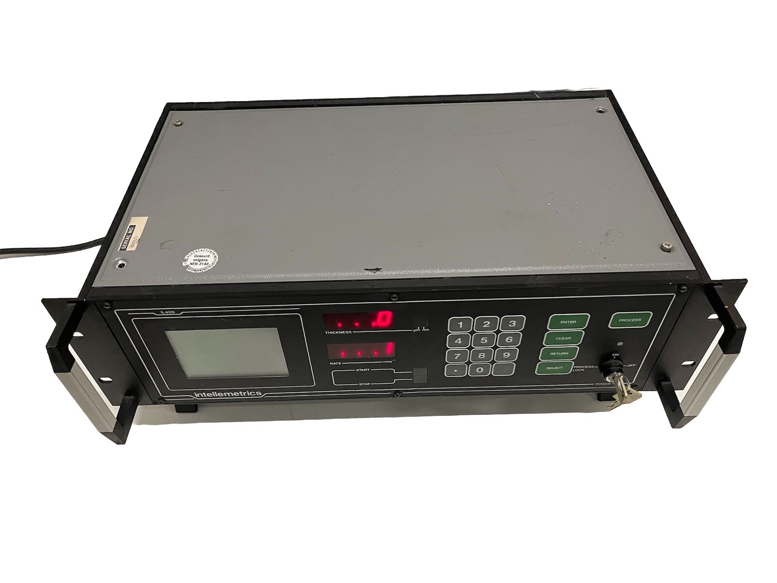 Intellemetrics IL400 Front Panel Thickness Monitor Deposition Controller