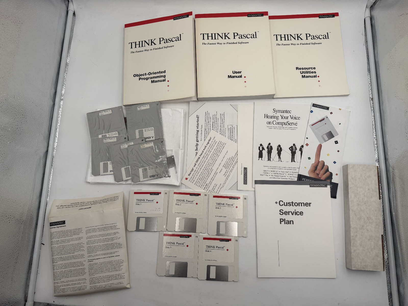 THINK Pascal Symantec Version 3.0 Vintage Software 1990