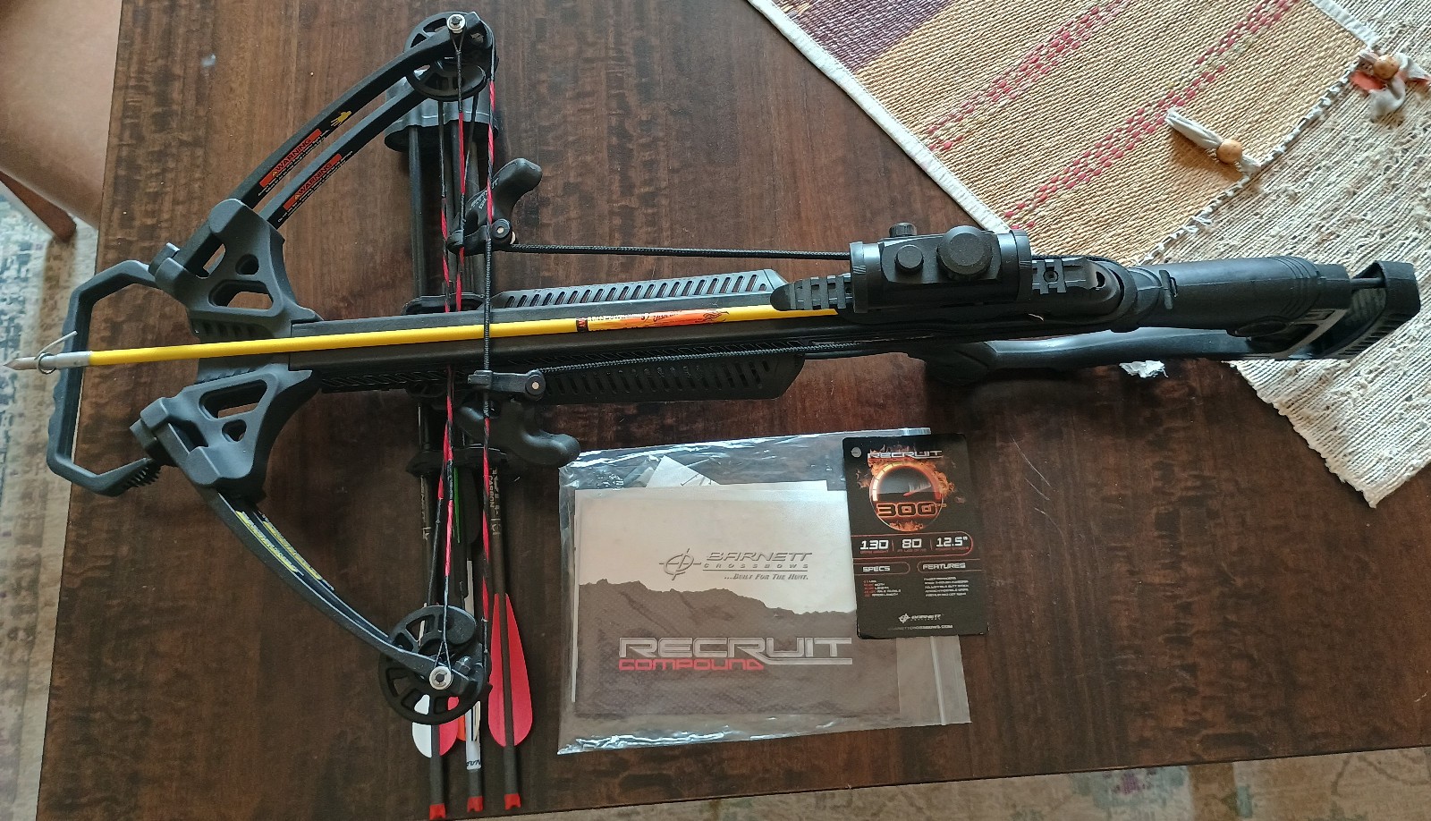 Barnett Recruit Compound Crossbow 140lbs 300fps Complete Package